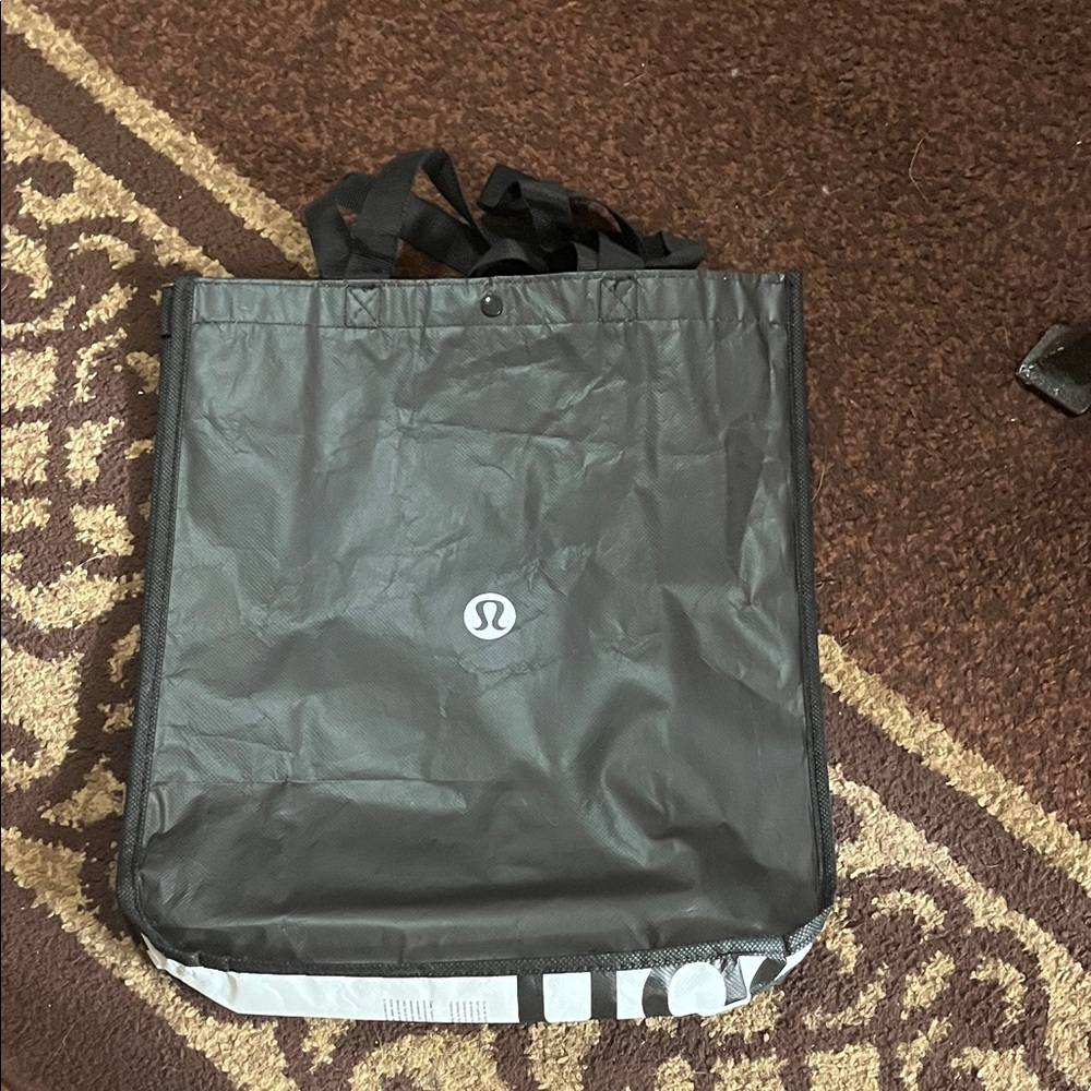 lululemon athletica Black and White Tote